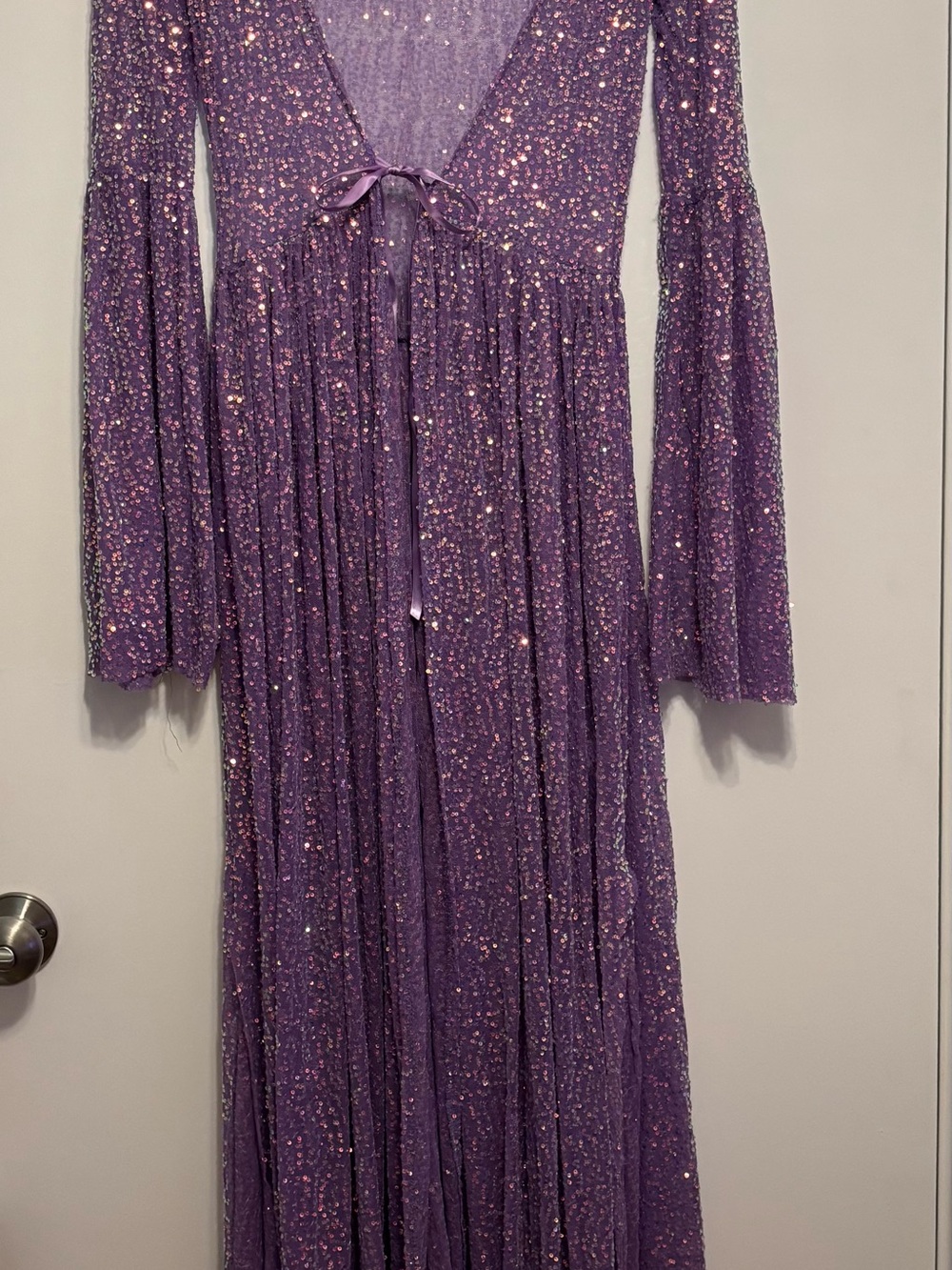 Purple Sparkle Maxi Dress - Women